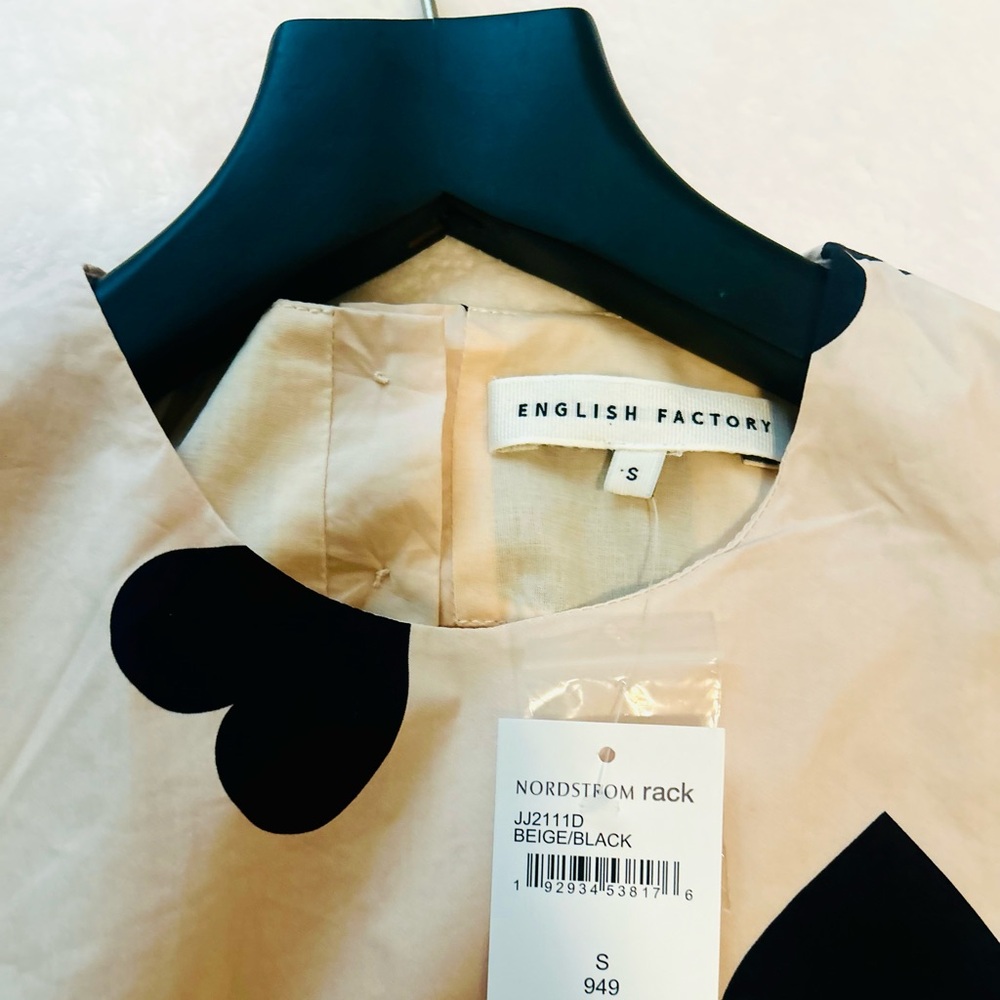 English Factory Heart Shape Cut Out Mini Dress - Picture 3 of 7